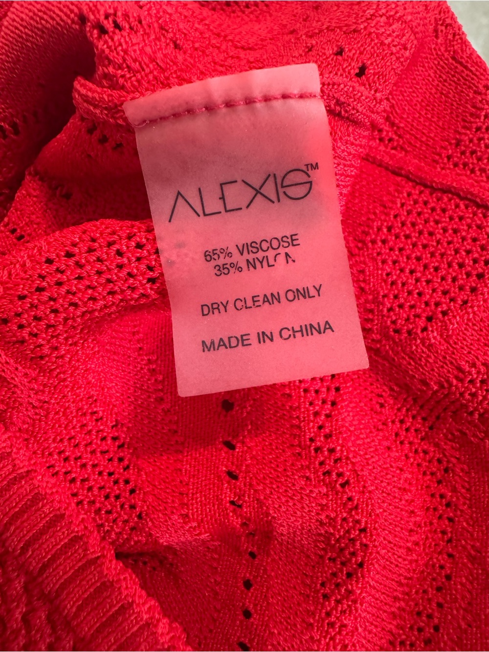 Alexis Red Sivan Ruffle Knit Dress - Picture 10 of 10